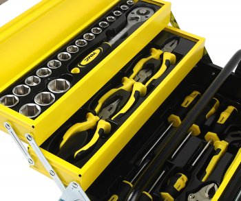 9 449 р. Набор инструментов 60 предметов в складном металлическом ящике WMC TOOLS WMC TOOLS wmc-4060c  с доставкой в г. Пермь. Увеличить фотографию 4
