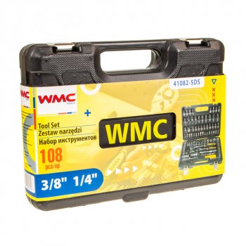 4 399 р. Набор головок торцевых, бит и бит-головок 14,38 108 предметов WMC TOOLS WMC TOOLS wmc-41082-5ds  с доставкой в г. Пермь. Увеличить фотографию 4