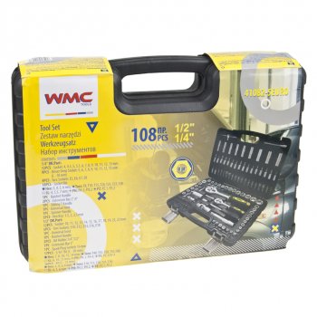 5 199 р. Набор инструментов 108 предметов 12, 14 WMC TOOLS WMC TOOLS wmc-41082-5euro  с доставкой в г. Пермь. Увеличить фотографию 4