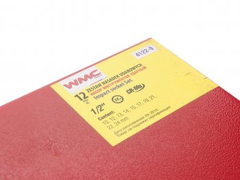 2 279 р. Набор головок ударных 1/2 12-ти гран. 10-24мм 12 предметов WMC TOOLS WMC TOOLS wmc-4122-9 WMC TOOLS wmc-4122-9  с доставкой в г. Пермь. Увеличить фотографию 4