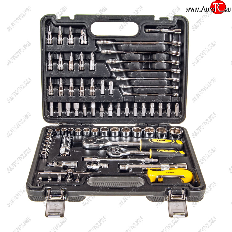 3 399 р. Набор инструментов 82 предмета слесарно-монтажный 14,38 WMC TOOLS WMC TOOLS wmc-4821-5ds  с доставкой в г. Пермь