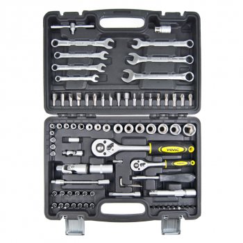 4 649 р. Набор инструментов 82 предмета 14, 12 WMC TOOLS WMC TOOLS wmc-4821-5euro  с доставкой в г. Пермь. Увеличить фотографию 2