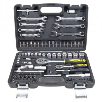 4 649 р. Набор инструментов 82 предмета 14, 12 WMC TOOLS WMC TOOLS wmc-4821-5euro  с доставкой в г. Пермь. Увеличить фотографию 1