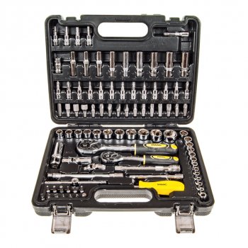 3 189 р. Набор инструментов 94 предмета слесарно-монтажный 1/4,3/8 WMC TOOLS WMC TOOLS wmc-4941-5ds WMC TOOLS wmc-4941-5ds  с доставкой в г. Пермь. Увеличить фотографию 1