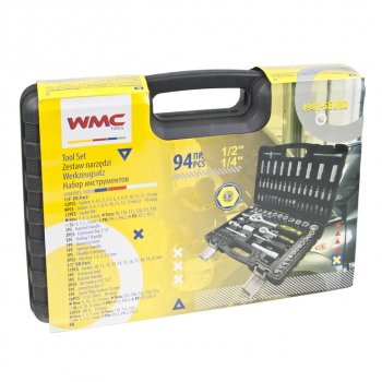 3 799 р. Набор инструментов 94 предмета 1/4, 1/2 WMC TOOLS WMC TOOLS wmc-4941-5euro WMC TOOLS wmc-4941-5euro  с доставкой в г. Пермь. Увеличить фотографию 4
