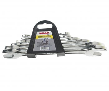 439 р. Набор ключей рожковых 6-24мм 6 предметов WMC TOOLS WMC TOOLS wmc-5067  с доставкой в г. Пермь. Увеличить фотографию 1