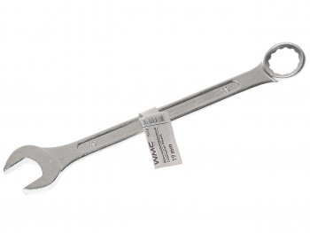 130 р. Ключ комбинированный 19мм 12-ти гранный прямой WMC TOOLS WMC TOOLS wmc-75519  с доставкой в г. Пермь. Увеличить фотографию 1