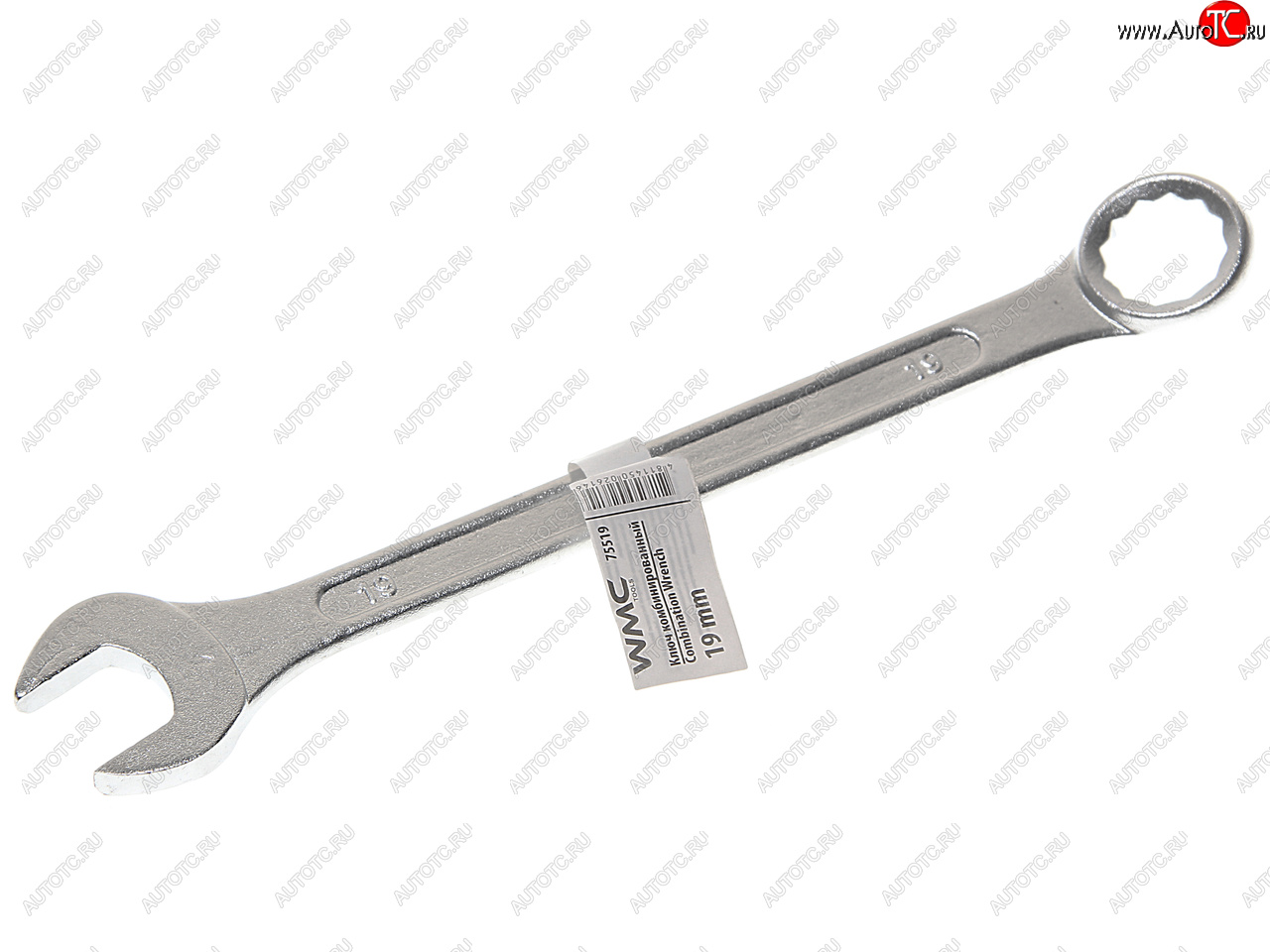 130 р. Ключ комбинированный 19мм 12-ти гранный прямой WMC TOOLS WMC TOOLS wmc-75519  с доставкой в г. Пермь