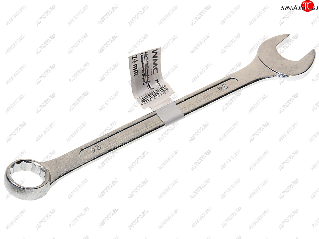 263 р. Ключ комбинированный 24мм 12-ти гранный прямой WMC TOOLS WMC TOOLS wmc-75524  с доставкой в г. Пермь