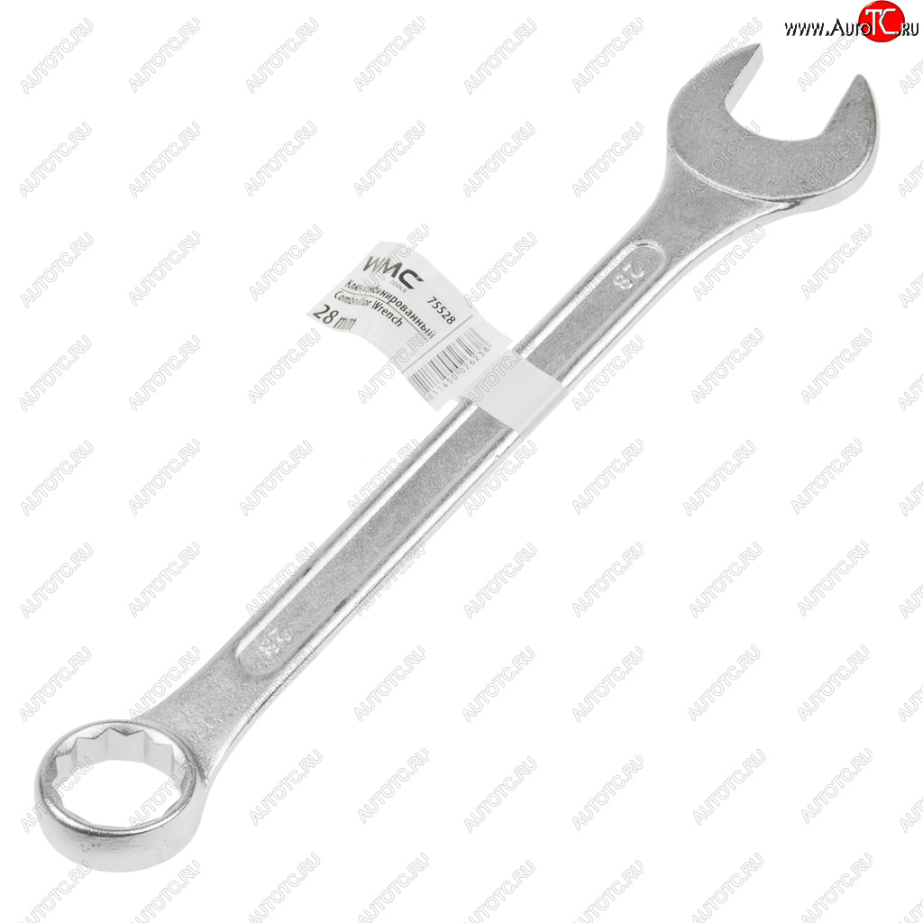 349 р. Ключ комбинированный 28мм 12-ти гранный прямой WMC TOOLS WMC TOOLS wmc-75528  с доставкой в г. Пермь