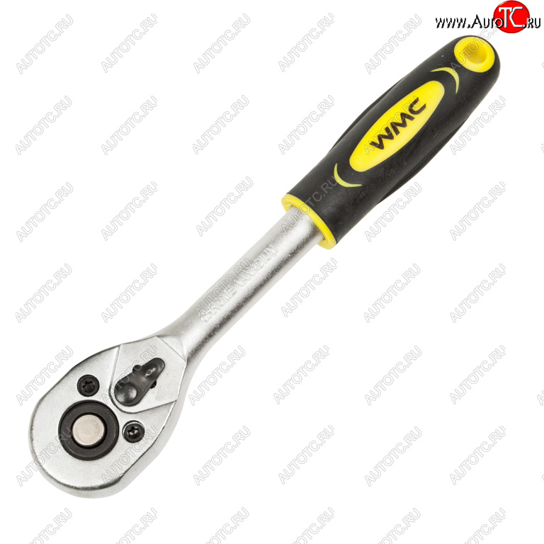 267 р. Ключ трещотка 14 24 зуба реверсивная с резиновой ручкой WMC TOOLS WMC TOOLS wmc-80222(80224)  с доставкой в г. Пермь
