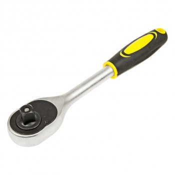 489 р. Ключ трещотка 12 24 зуба реверсивная с резиновой ручкой WMC TOOLS WMC TOOLS wmc-80245(80244)  с доставкой в г. Пермь. Увеличить фотографию 2