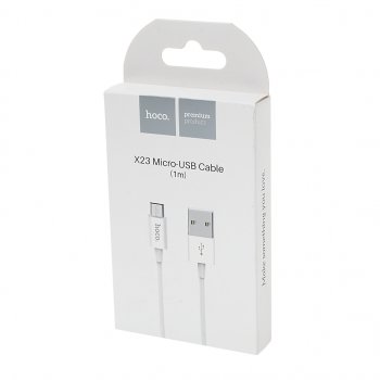 288 р. Кабель micro USB 1м HOCO HOCO x23 white  с доставкой в г. Пермь. Увеличить фотографию 2