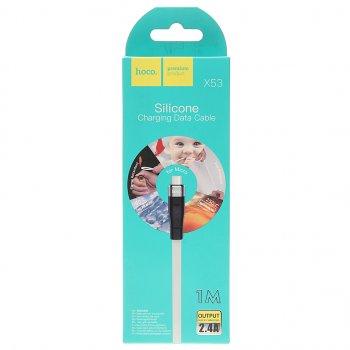 295 р. Кабель micro USB 1м HOCO HOCO x53 white  с доставкой в г. Пермь. Увеличить фотографию 2
