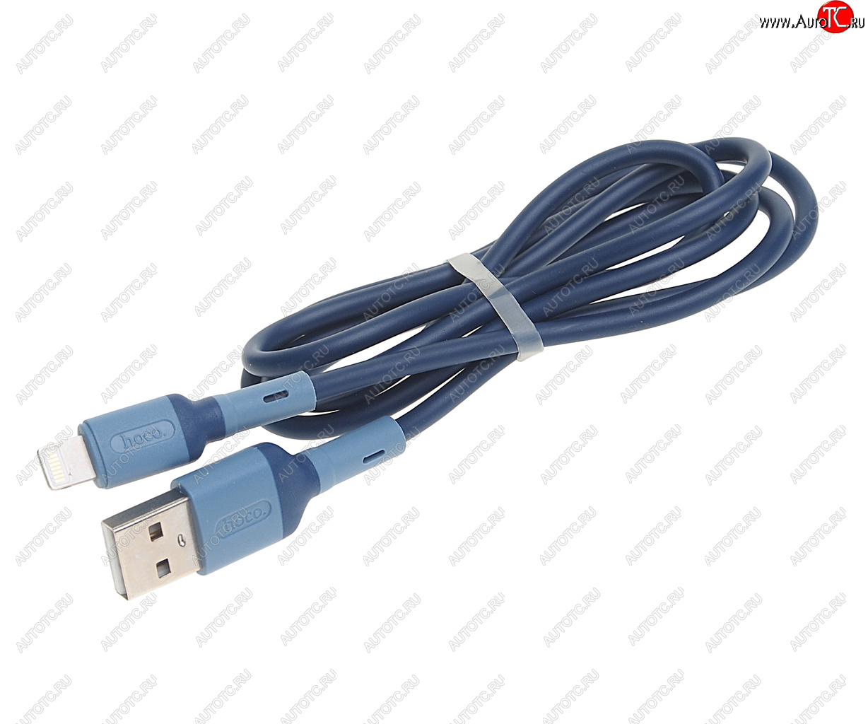 253 р. Кабель iPhone (5-) 1м HOCO HOCO x65 blue  с доставкой в г. Пермь