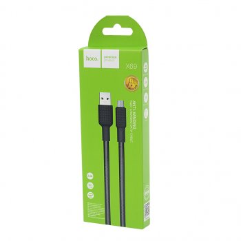 273 р. Кабель micro USB 1м HOCO HOCO x69 white HOCO x69 white  с доставкой в г. Пермь. Увеличить фотографию 2