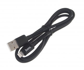 299 р. Кабель iPhone (5-) 1м HOCO HOCO x71 black  с доставкой в г. Пермь. Увеличить фотографию 1