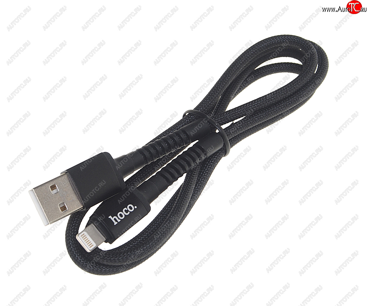 299 р. Кабель iPhone (5-) 1м HOCO HOCO x71 black  с доставкой в г. Пермь