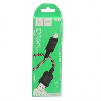 273 р. Кабель USB Type C 1м красный HOCO HOCO x94  с доставкой в г. Пермь. Увеличить фотографию 1