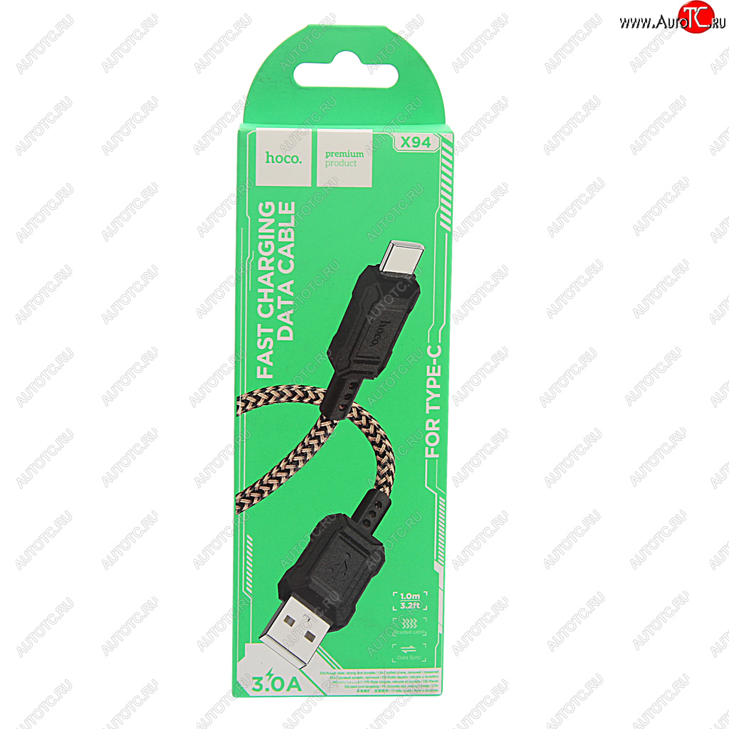 273 р. Кабель USB Type C 1м красный HOCO HOCO x94  с доставкой в г. Пермь