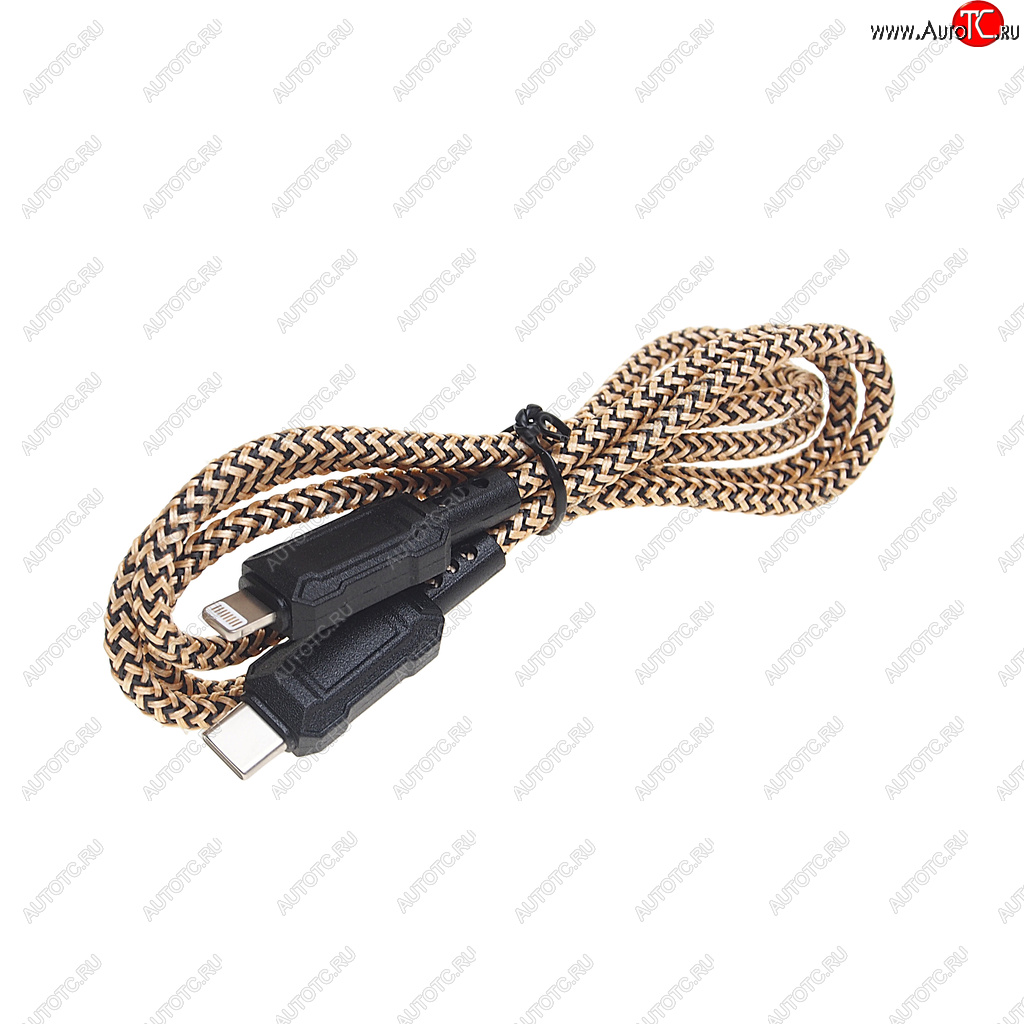 329 р. Кабель iPhone (5-)-USB Type C 1м HOCO HOCO x94 gold  с доставкой в г. Пермь