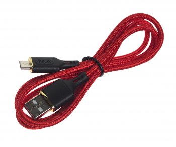 291 р. Кабель micro USB 1м HOCO HOCO x95 red  с доставкой в г. Пермь. Увеличить фотографию 1