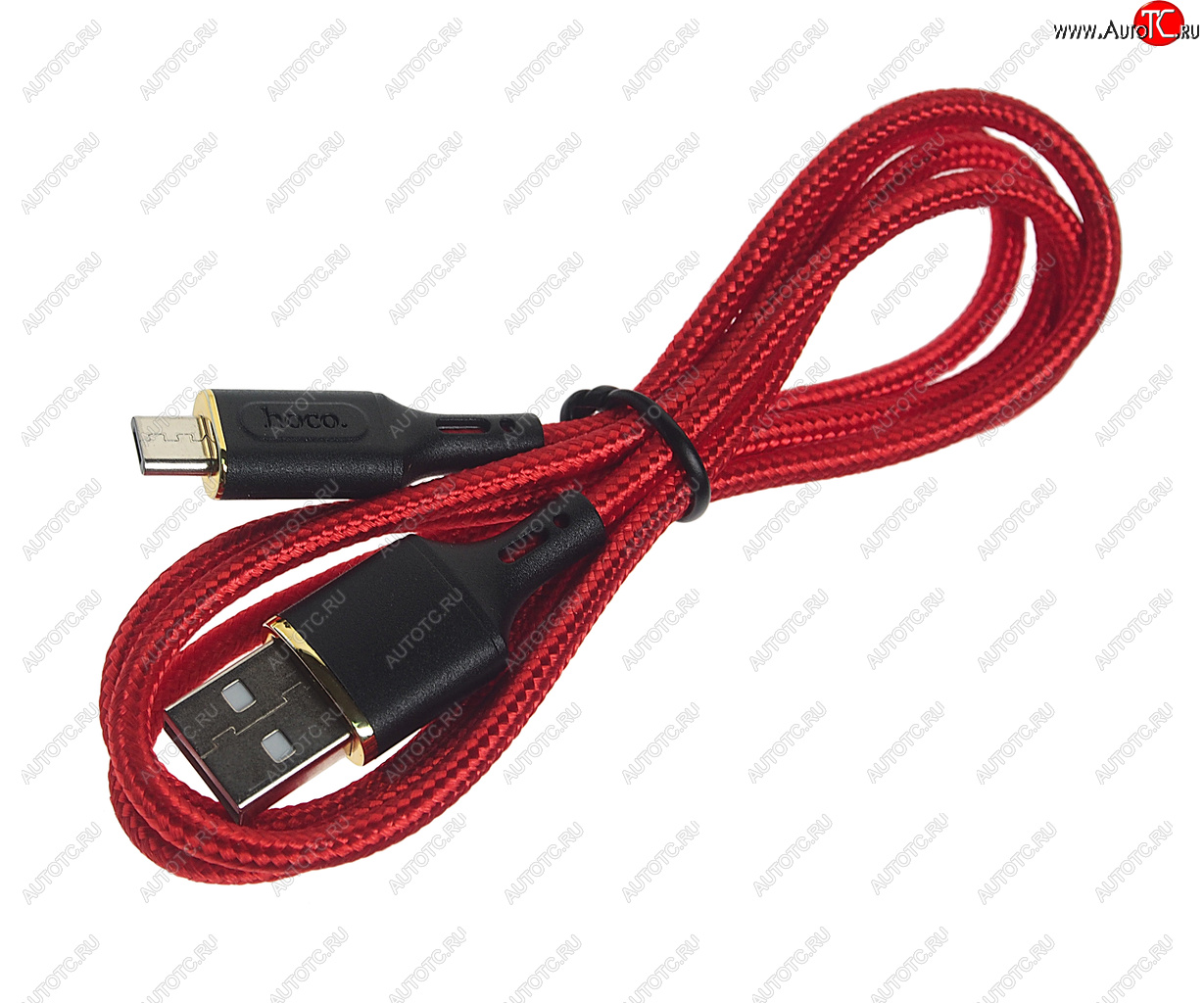 291 р. Кабель micro USB 1м HOCO HOCO x95 red  с доставкой в г. Пермь