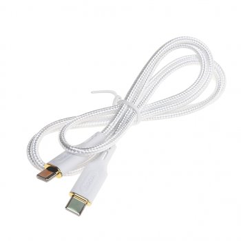 298 р. Кабель USB Type C-USB Type C 1м HOCO HOCO x95 white  с доставкой в г. Пермь. Увеличить фотографию 1
