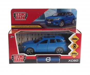 799 р. Модель автомобиля VOLVO XC60 металлическая ТЕХНОПАРК ТЕХНОПАРК xc60-12fil-bu  с доставкой в г. Пермь. Увеличить фотографию 1