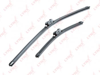 1 189 р. Щетка стеклоочистителя 650400мм бескаркасная комплект LYNX LYNX xf6540l  с доставкой в г. Пермь. Увеличить фотографию 1