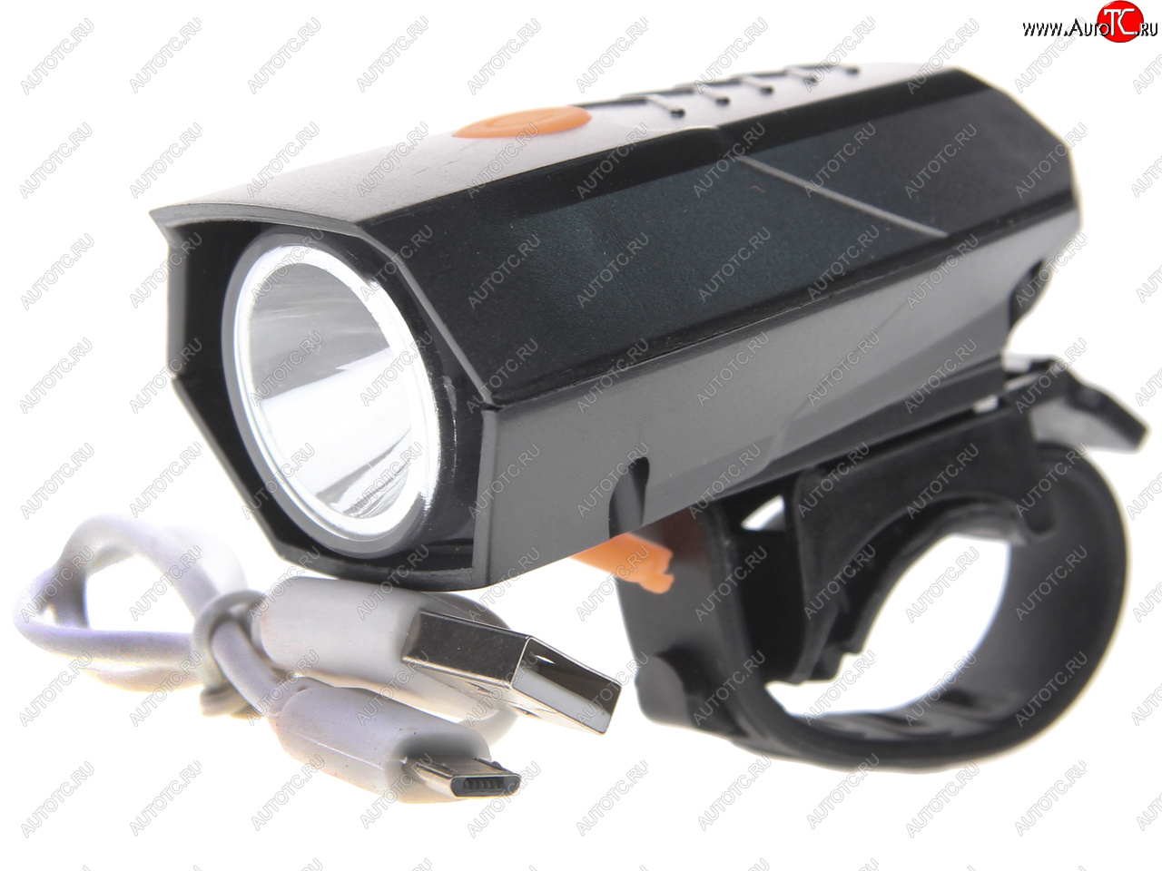 939 р. Фонарь велосипедный передний USB кабель с аккумулятором 600mAh Super Led NO NAME xfl-178  с доставкой в г. Пермь