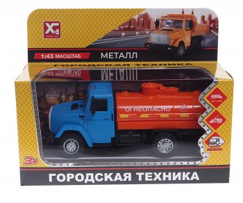 1 169 р. Модель автомобиля ЗИЛ-4331 огнеопасно (бочка) металлическая NO NAME xg 877-a95a  с доставкой в г. Пермь. Увеличить фотографию 2