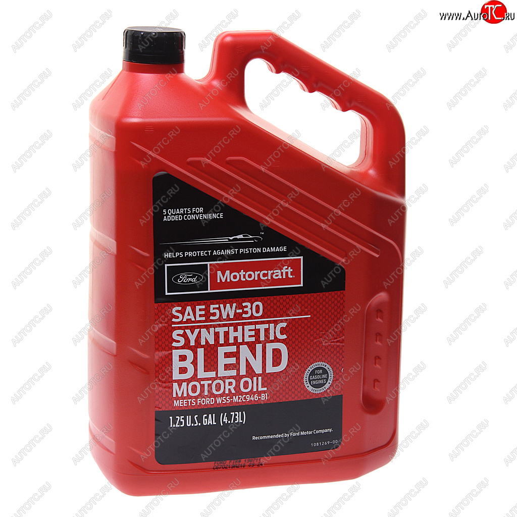 6 299 р. Масло моторное FORD 5W30 псинт.4.73л MOTORCRAFT FORD xo-5w30-5q3sp  с доставкой в г. Пермь