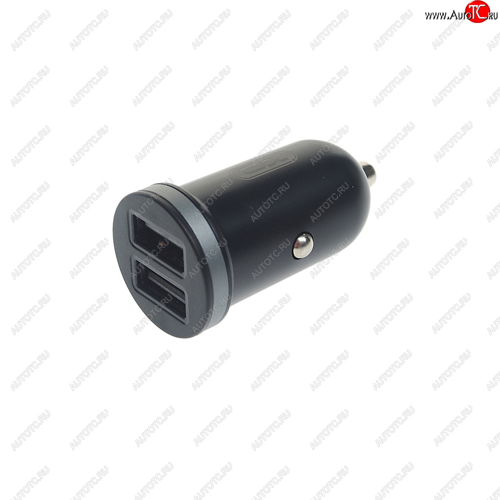 319 р. Устройство зарядное в прикуриватель 2USB 12V черное XO XO xo-cc18dua black  с доставкой в г. Пермь