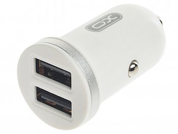 369 р. Устройство зарядное в прикуриватель 2USB 12V белое XO XO xo-cc18dua white  с доставкой в г. Пермь. Увеличить фотографию 1