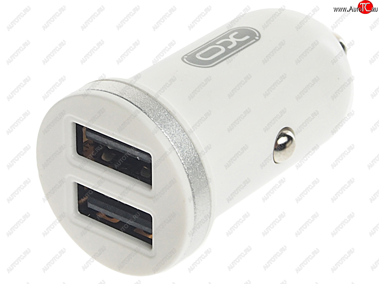 369 р. Устройство зарядное в прикуриватель 2USB 12V белое XO XO xo-cc18dua white  с доставкой в г. Пермь