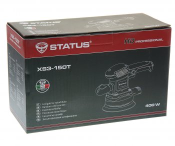 5 549 р. Машина шлифовальная эксцентриковая 400Вт 150мм 13000об/мин. STATUS STATUS xs3-150t STATUS xs3-150t  с доставкой в г. Пермь. Увеличить фотографию 3
