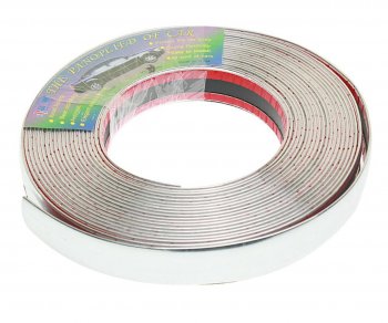 181 р. Молдинг самоклеющийся 35мм серебряный 1м NO NAME yh-135 (jl-135) silver  с доставкой в г. Пермь. Увеличить фотографию 1