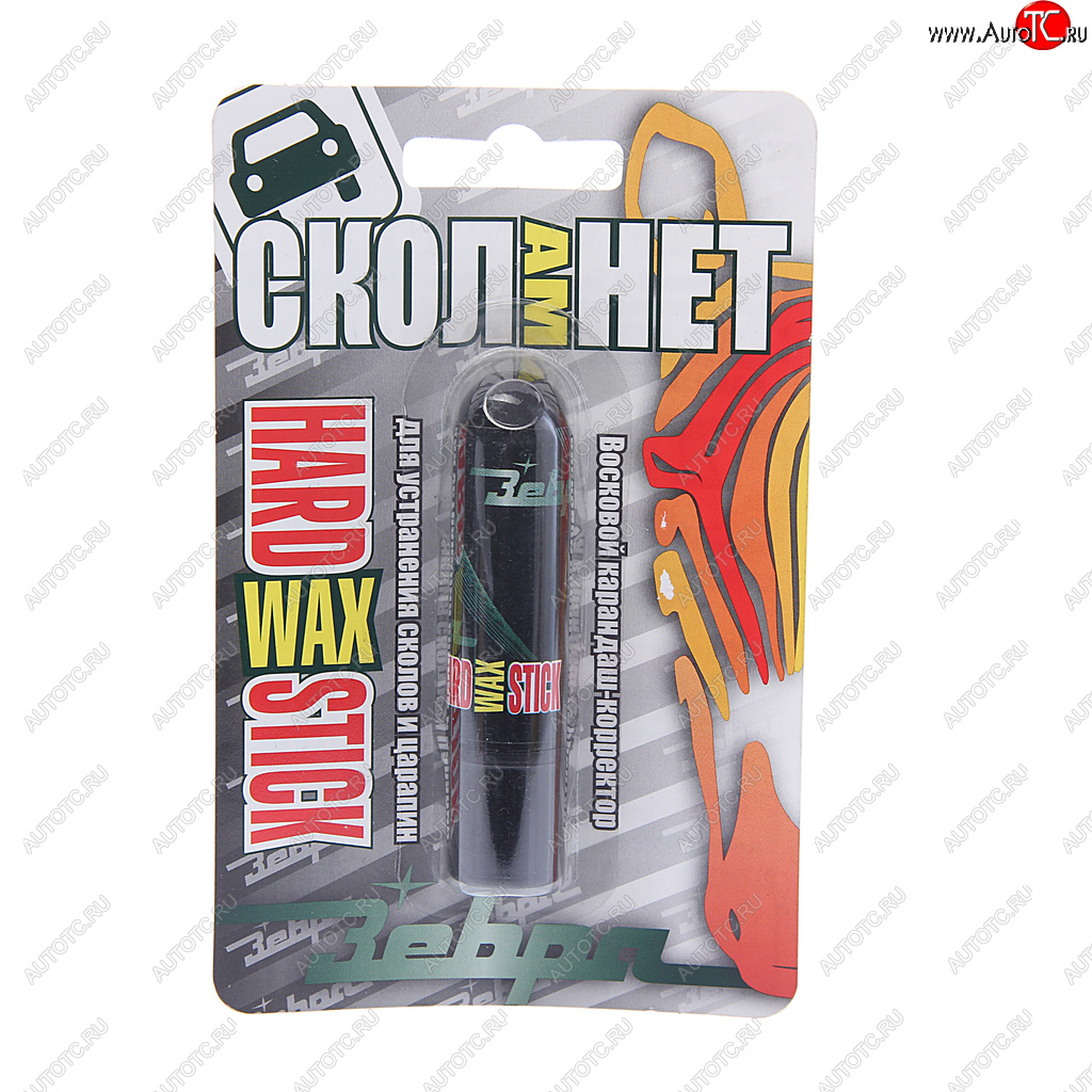 104 р. Карандаш восковой синий блистер HardWAX Stick ЗЕБРА ЗЕБРА z-1440  с доставкой в г. Пермь