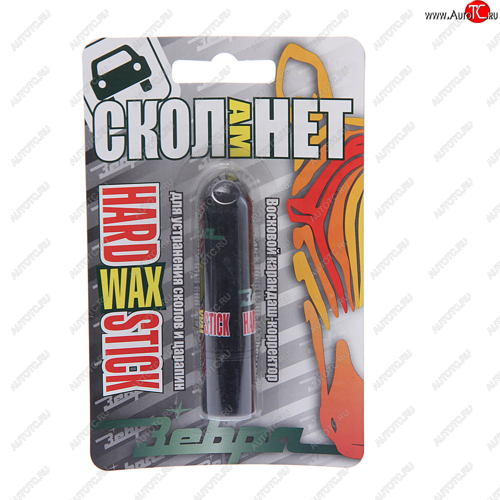 104 р. Карандаш восковой красный блистер HardWAX Stick ЗЕБРА ЗЕБРА z-1457-1  с доставкой в г. Пермь