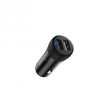 559 р. Устройство зарядное в прикуриватель 2USB 12V HOCO HOCO z21 black HOCO z21 black  с доставкой в г. Пермь. Увеличить фотографию 3