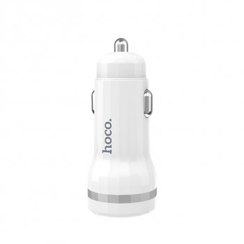459 р. Устройство зарядное в прикуриватель 2USB 12V HOCO HOCO z27 white  с доставкой в г. Пермь. Увеличить фотографию 3