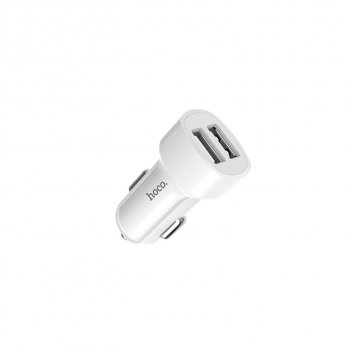 459 р. Устройство зарядное в прикуриватель 2USB 12V HOCO HOCO z2a white  с доставкой в г. Пермь. Увеличить фотографию 2