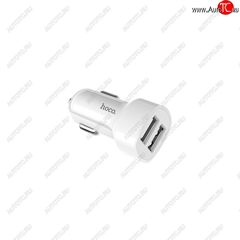 459 р. Устройство зарядное в прикуриватель 2USB 12V HOCO HOCO z2a white  с доставкой в г. Пермь