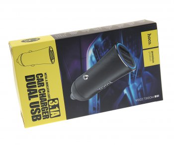 579 р. Устройство зарядное в прикуриватель 2USB 12V HOCO HOCO z30а black HOCO z30а black  с доставкой в г. Пермь. Увеличить фотографию 3