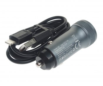 579 р. Устройство зарядное в прикуриватель 1USB 12V кабель iPhone (5-) HOCO HOCO z49 grey HOCO z49 grey  с доставкой в г. Пермь. Увеличить фотографию 2