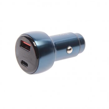 969 р. Устройство зарядное в прикуриватель 1USB 12V кабель iPhone (5-) HOCO HOCO z50 blue  с доставкой в г. Пермь. Увеличить фотографию 1
