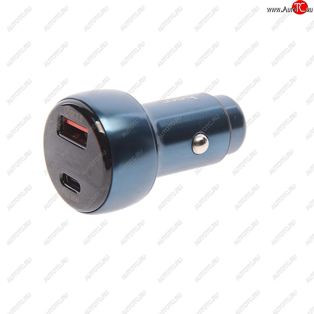 969 р. Устройство зарядное в прикуриватель 1USB 12V кабель iPhone (5-) HOCO HOCO z50 blue  с доставкой в г. Пермь