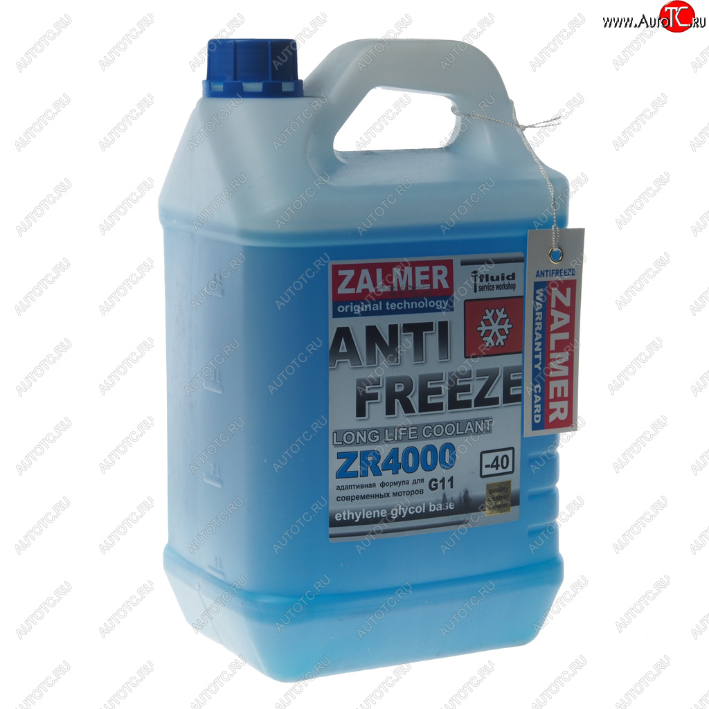 1 159 р. Антифриз синий -40C ZR4000 LLC G11 5кг ZALMER ZALMER zr40b005  с доставкой в г. Пермь