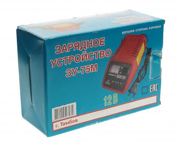 3 699 р. Устройство зарядное 12V 10А 220V (автомат) ТАМБОВ ИП ШМЕЛЬКОВ зу-75м  с доставкой в г. Пермь. Увеличить фотографию 4